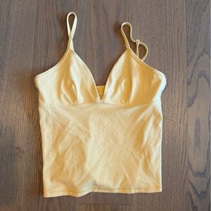 Aritzia golden butter top